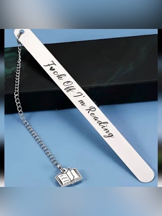 Other - Humorous Elegant Stainless Steel Bookmark approximately 5”